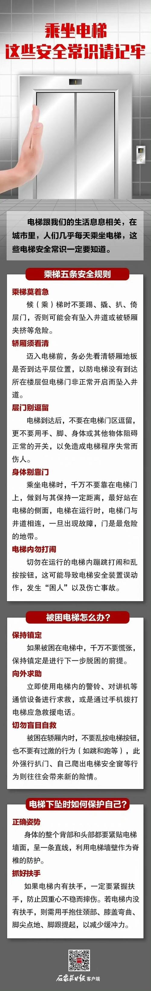 如何正确使用电梯？安全常识要牢记