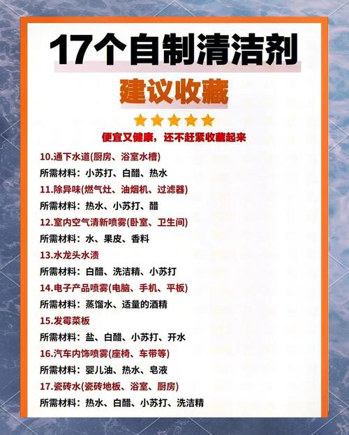 教你自制环保清洁剂,这 3 种材料去污又安全