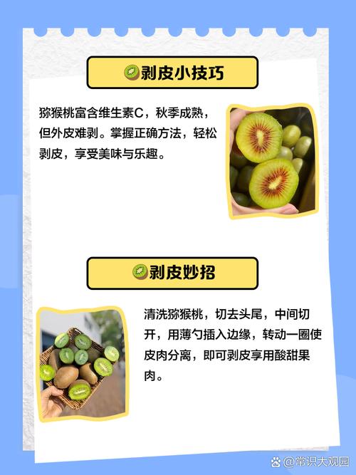 吃猕猴桃要削皮吗?快速去皮小技巧