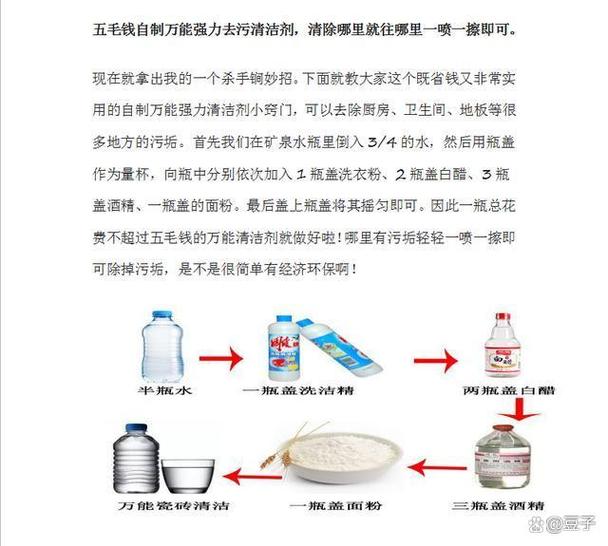 教你自制天然清洁剂，去污杀菌还省钱