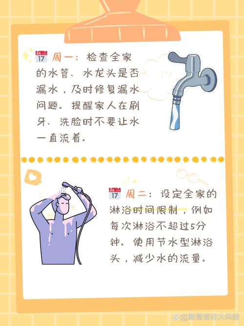 家庭简易节水小措施