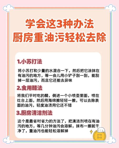 快速去除油污：厨房油污清洁剂测评