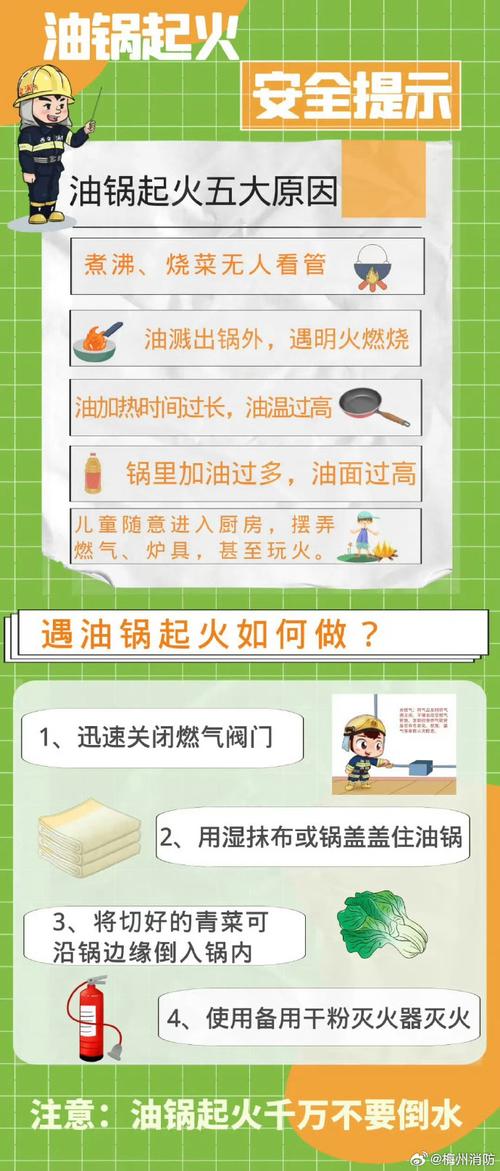 如何预防厨房火灾？炒菜时的安全注意事项