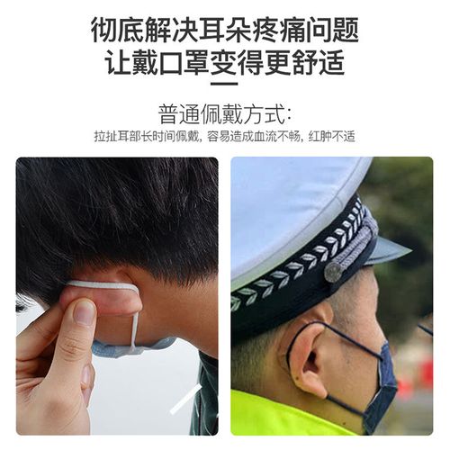 戴口罩耳朵疼缓解？减压挂钩设计原理