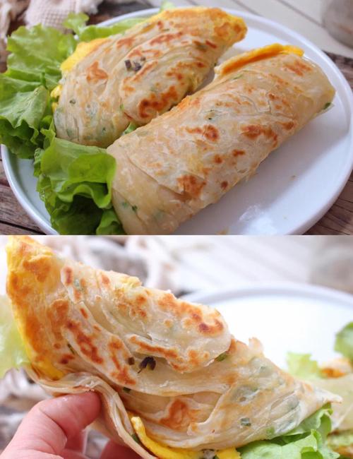 自制手抓饼：在家就能做，酥脆可口，比外卖还好吃​